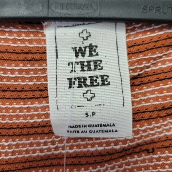 Free People Polk Tee Copper Orange S - Picture 6 of 10